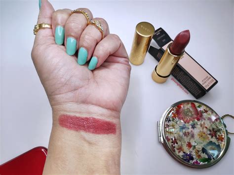 gucci mildred rosewood swatch|Gucci Satin Lipstick 203 Mildred Rosewood Review & Swatches.